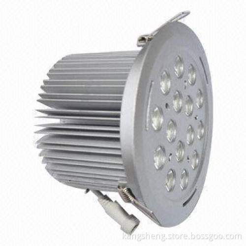 Die-casting Housing, CNC Machined, LED Lamp Heat Sink, Powder-coating, Colors are Optional